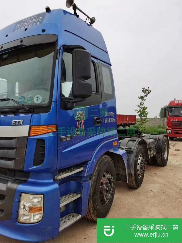 河北出售二手歐曼牽引車，350馬力，單驅(qū)原車原版