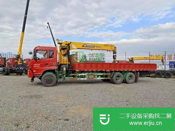 山西出售二手東風(fēng)后八輪12噸隨車(chē)吊