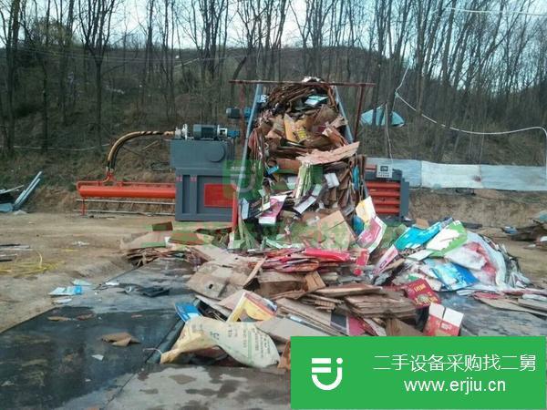 廣東出售二手廢紙塑料瓶打包機(jī)