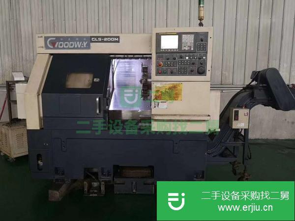遼寧出售二手程泰GLS-200M數(shù)控斜身車床