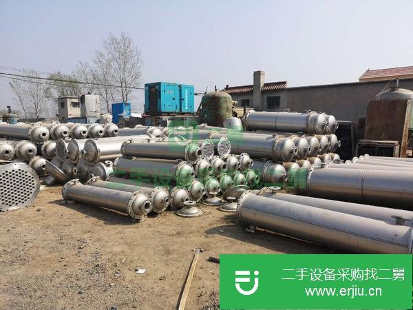 江蘇出售二手不銹鋼列管冷凝器
