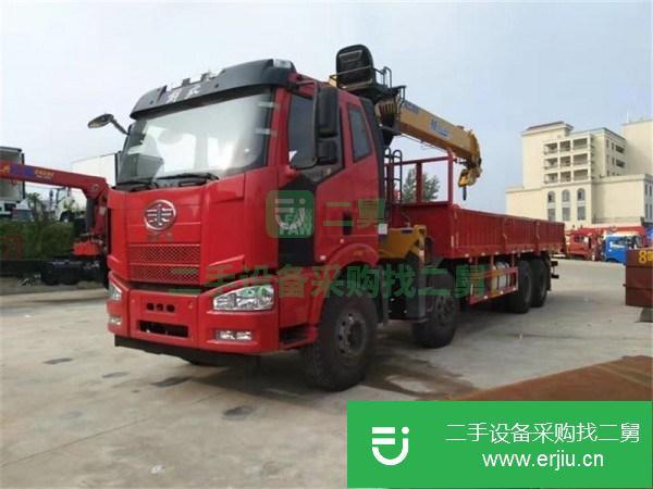 湖北出售二手14噸隨車吊