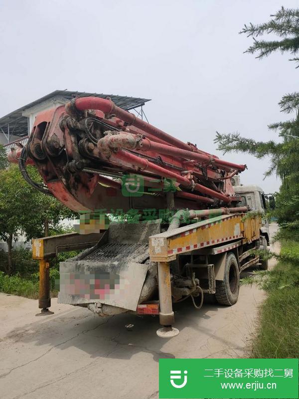 安徽出售二手國四農建33米泵車