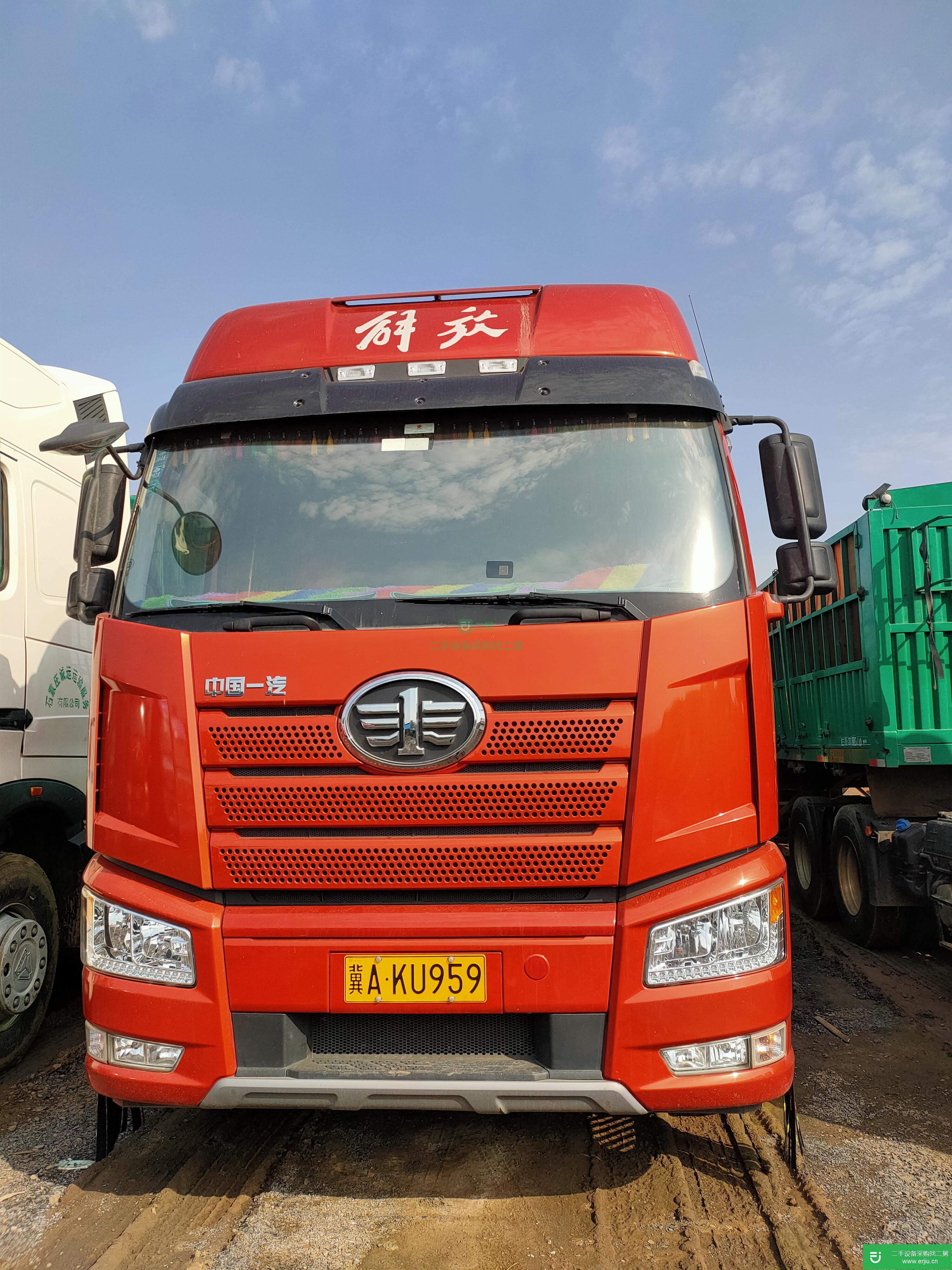 河北出售二手解放J6P半掛車