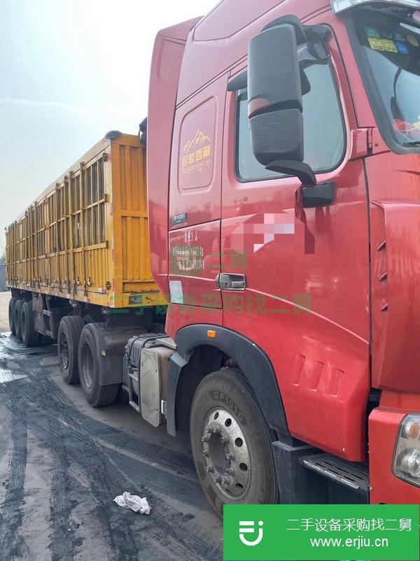 河北出售二手豪沃半掛車