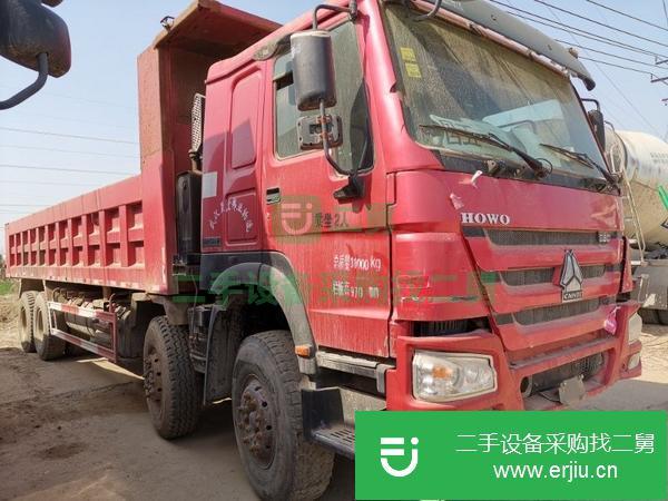 新疆出售二手豪沃前四后八國五排放自卸車380馬力