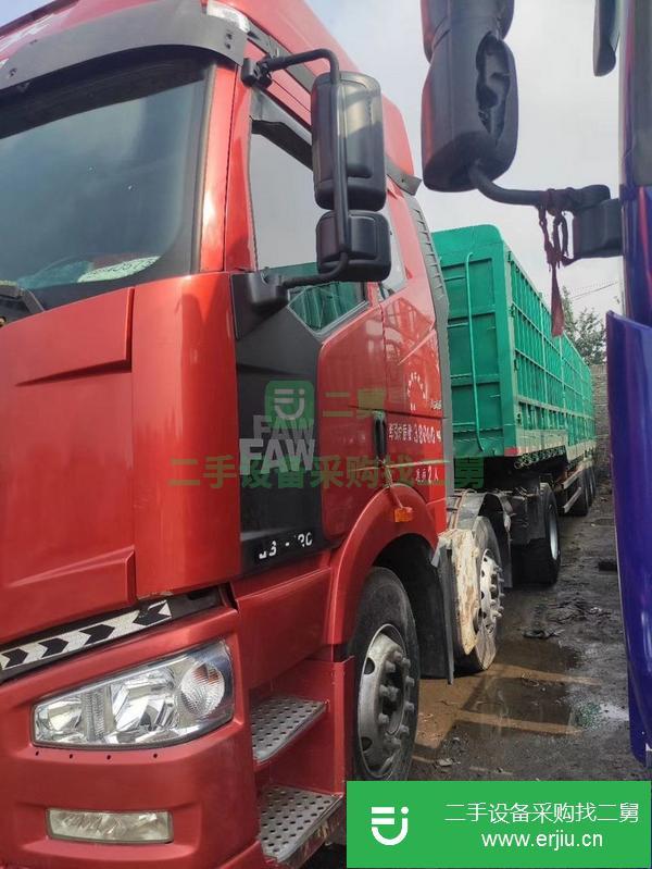 河北出售二手解放國四半掛車