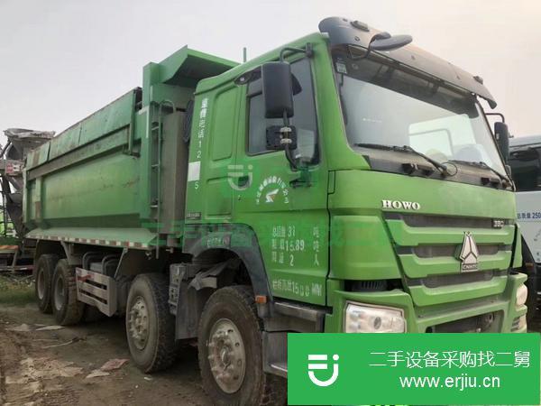湖北出售二手豪沃環保自卸車