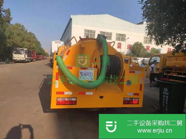 湖北出售二手東風多利卡D6藍牌清洗吸污車
