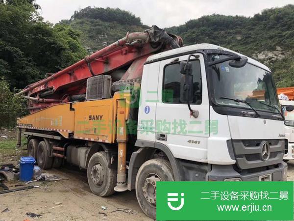 湖南出售二手三一奔馳56米泵車