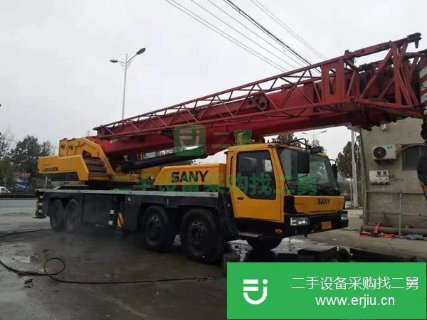 河南出售二手三一吊車75噸