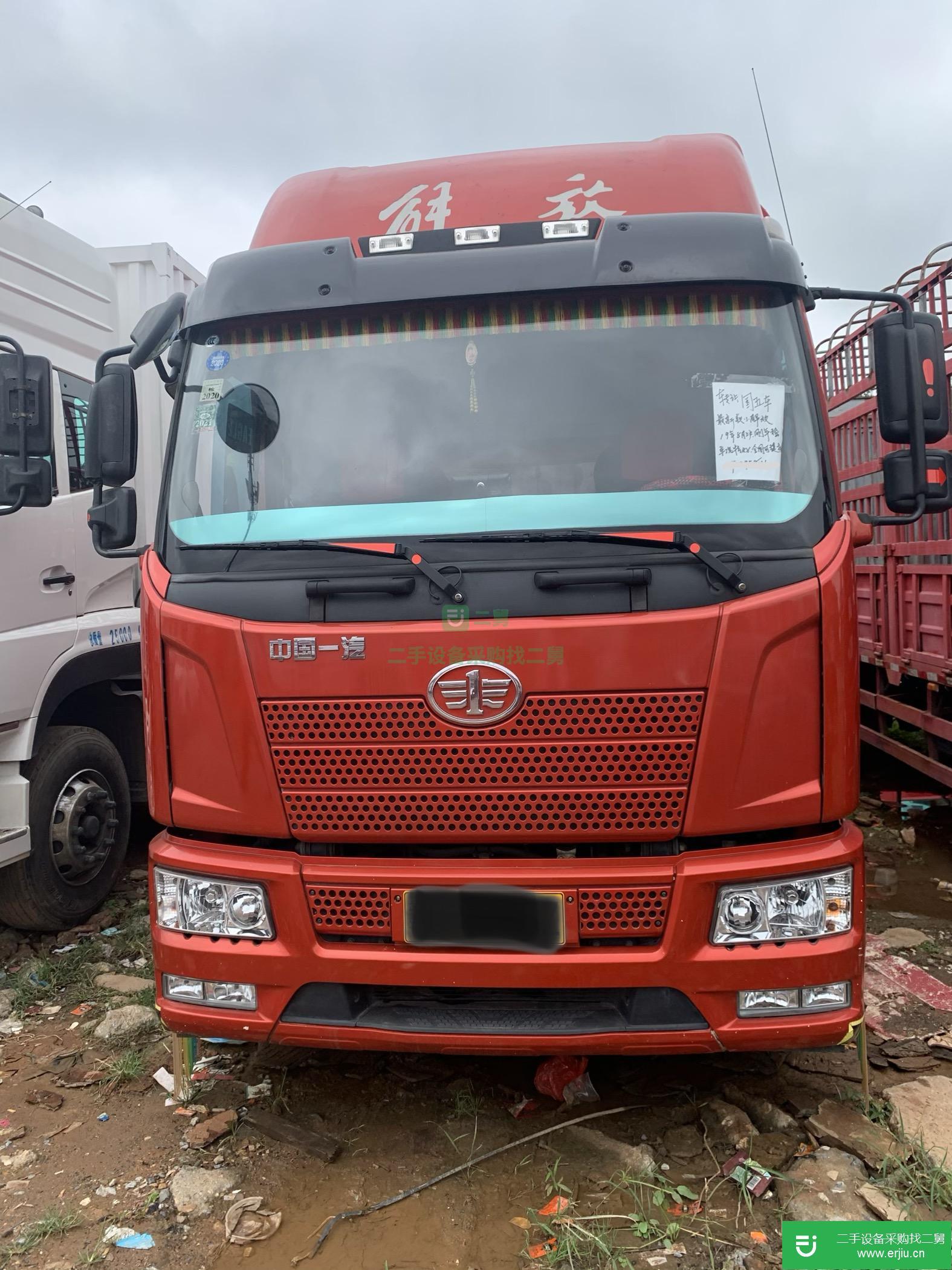 江西出售二手解放J6L高欄載貨車