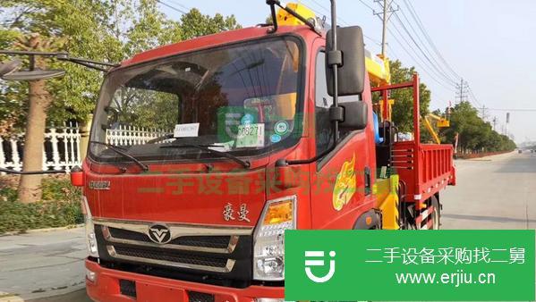 河南出售二手重汽豪曼5噸隨車吊