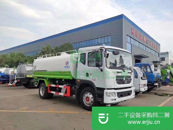 湖北出售二手14.6方東風D9綠化灑水車