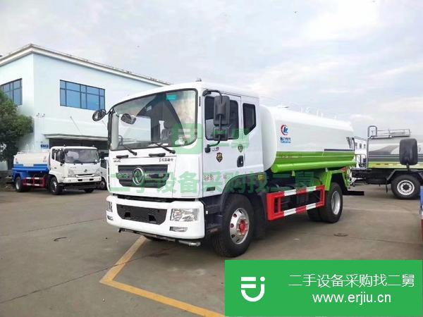 湖北出售二手14.6方東風D9綠化灑水車