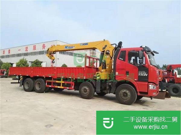 湖北出售二手14噸隨車吊