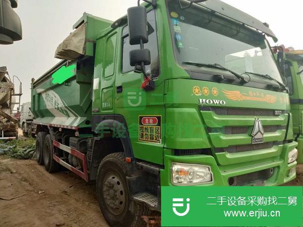 黑龍江出售二手豪沃后八輪翻斗車
