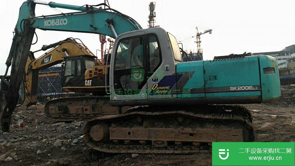 浙江出售二手神鋼SK200-6E挖掘機