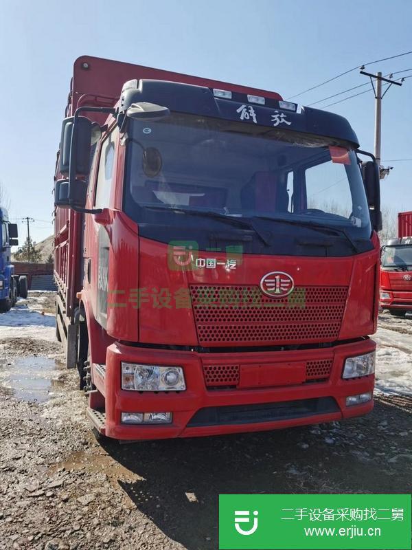 黑龍江出售二手一汽解放單橋六米八高欄貨車