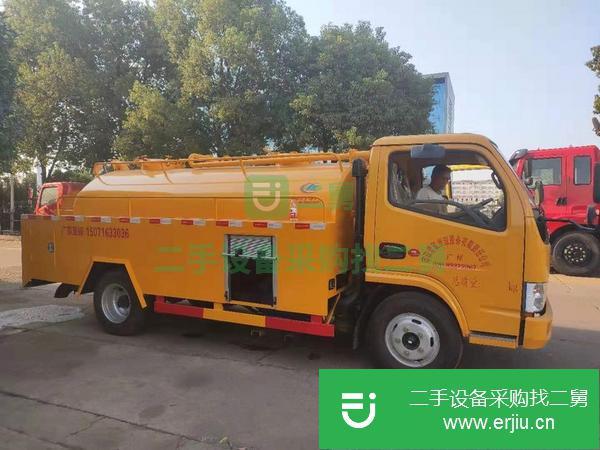 湖北出售二手東風多利卡D6藍牌清洗吸污車