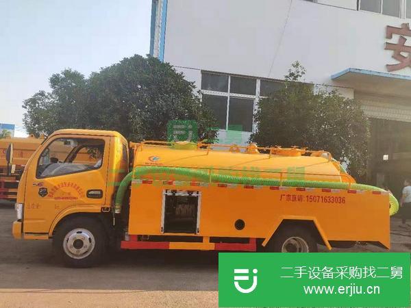 湖北出售二手東風多利卡D6藍牌清洗吸污車