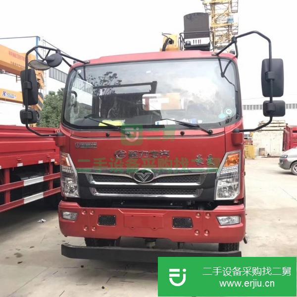 湖北出售二手藍牌九成新隨車吊