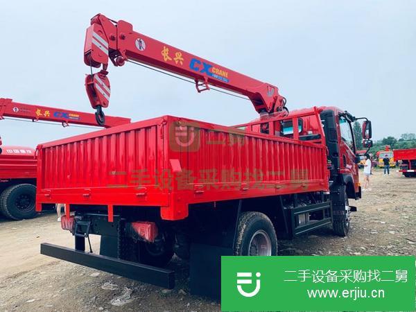 山西出售二手重汽王牌藍(lán)牌隨車吊