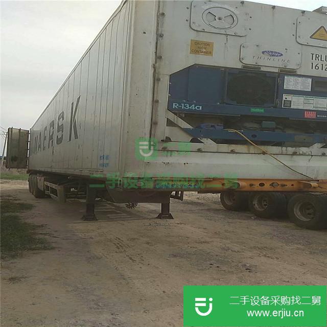 山東出售二手冷藏箱半掛車