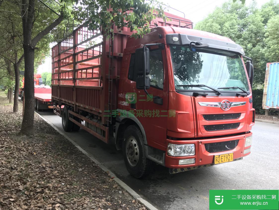 江蘇出售二手青島解放高欄載貨車