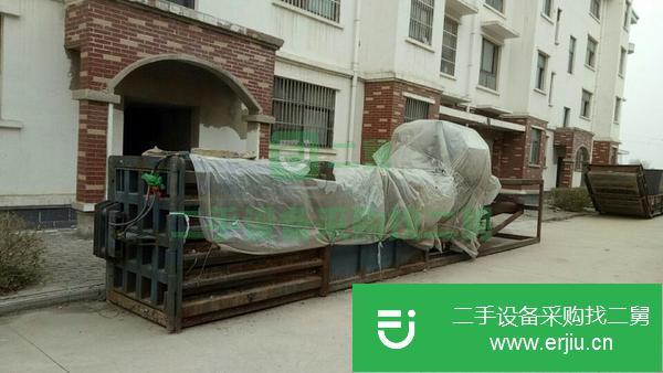 河南出售二手廢紙箱遙控打包機
