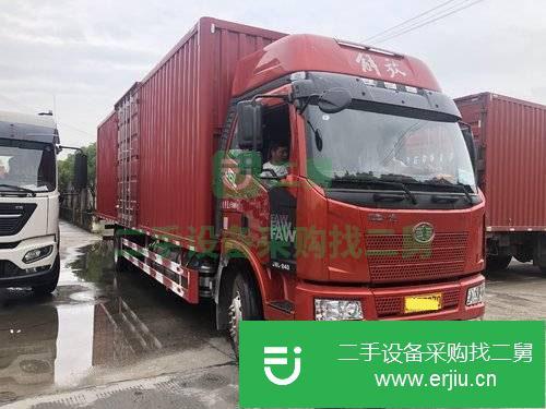 上海出售二手一汽解放箱式貨車