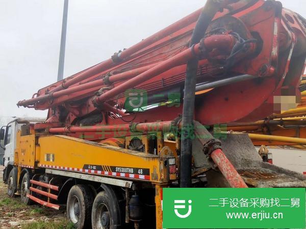 內蒙古出售二手48米泵車