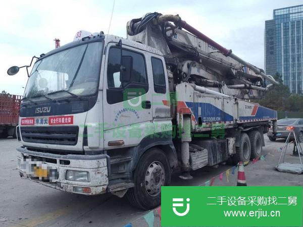 河北出售二手中聯五十鈴47米泵車