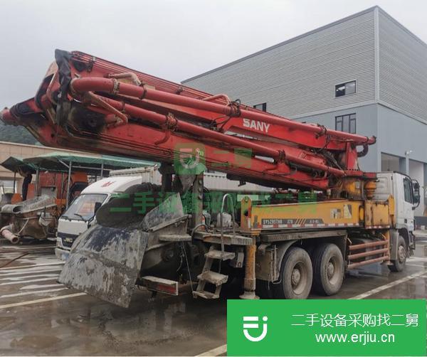 湖南出售二手三一37米泵車