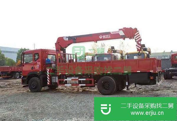 浙江出售二手東風單橋8噸隨車吊