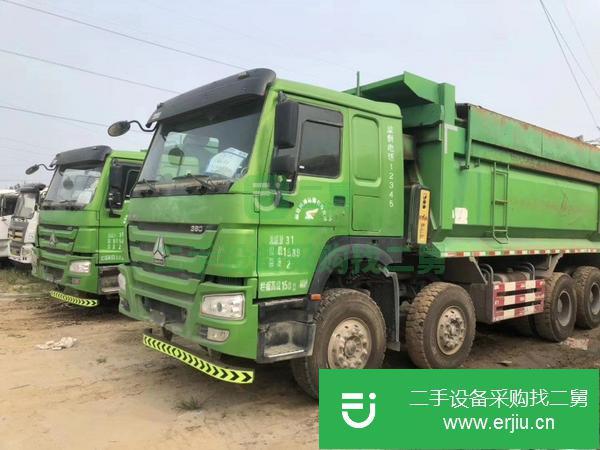 湖北出售二手豪沃環保自卸車