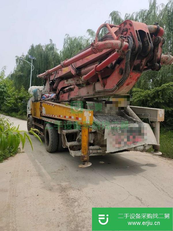 安徽出售二手國四農建33米泵車