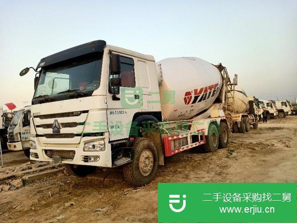 寧夏出售二手陜汽德龍混泥土攪拌車12方