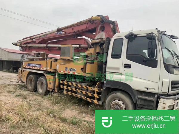 河北出售二手徐工37米泵車