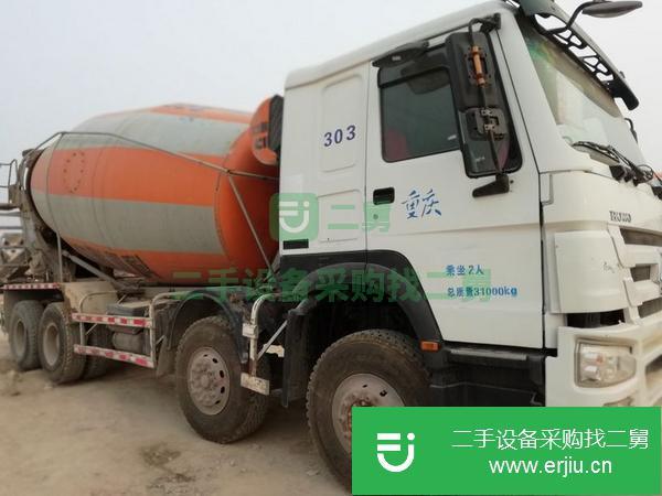河南出售二手豪沃18方攪拌車