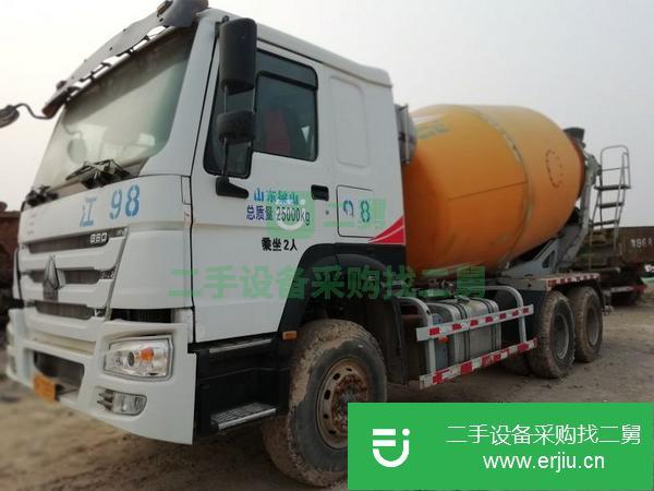河南出售二手豪沃18方攪拌車