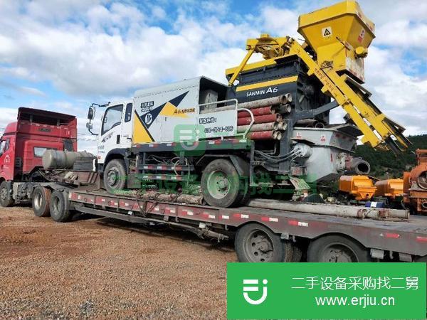 廣西出售二手攪拌車載泵