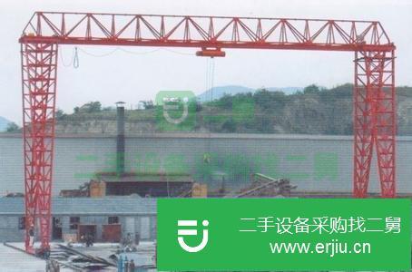 黑龍江出售二手5噸20米花架式龍門吊