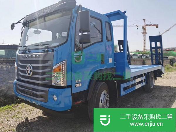 青海出售二手大運G6單橋平板運輸車