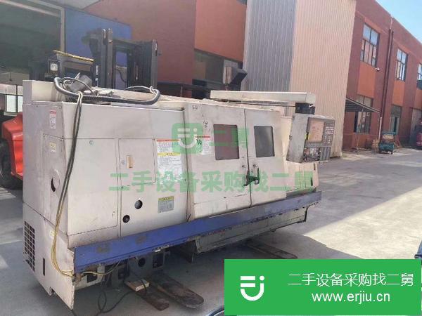 河南出售二手北一大隈LBR-370數控斜身車床