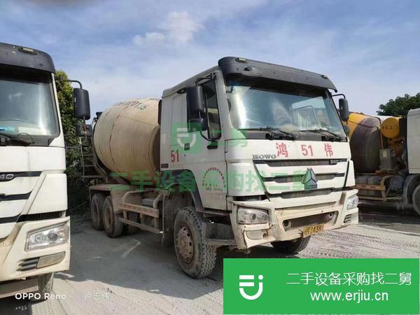 山東出售二手豪沃混凝土攪拌車