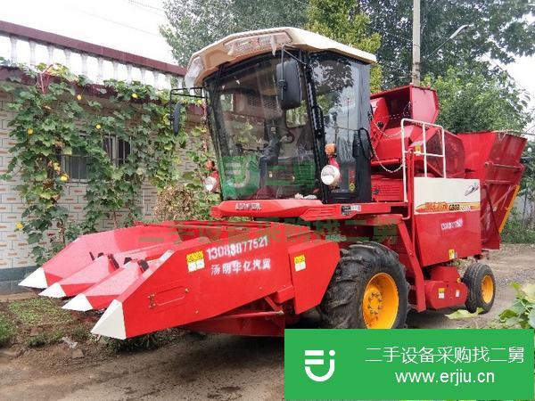 河南出售二手福田雷沃三行玉米收割機