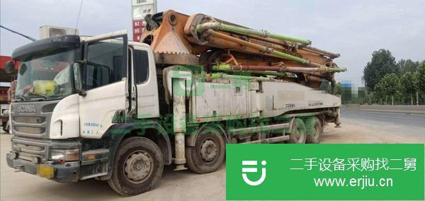 天津出售二手中聯52米泵車