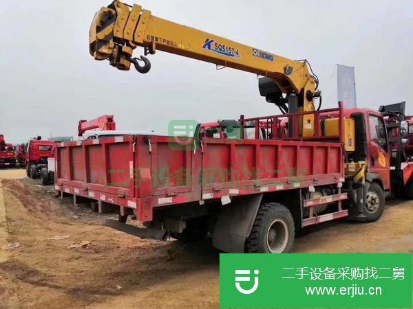 湖北出售二手藍牌隨車吊