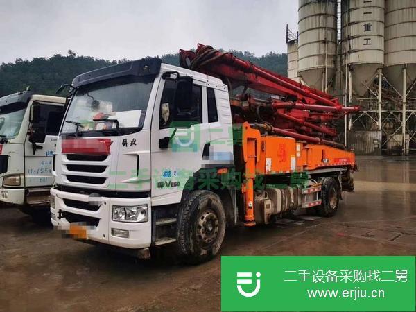 河北出售二手九合35米泵車
